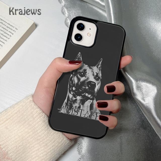 

American Staffordshire Terrier Phone Case Cover For iPhone 17 Air 16 15 14 plus 12 13 pro max coque Fundas iPhone 15plus