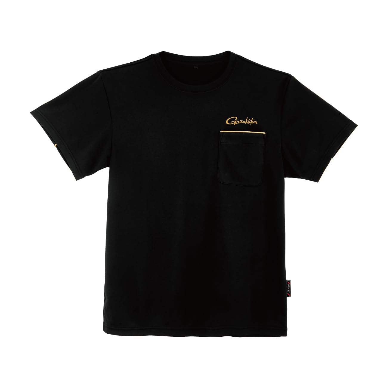 

Gamakatsu GM3780KM T-shirt, Black/Gold, Size 3L