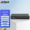 Dahua 8-Port 100M PoE Unmanaged Desktop Switch CN Plug (adapter Included)