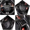 HAPPYHORSE Aluminum Alloy Car Multimedia Button Protective Cover Trim Sticker Decorative Accessories Compatible with Jaguar 15-21XE /16-21XF /16-21