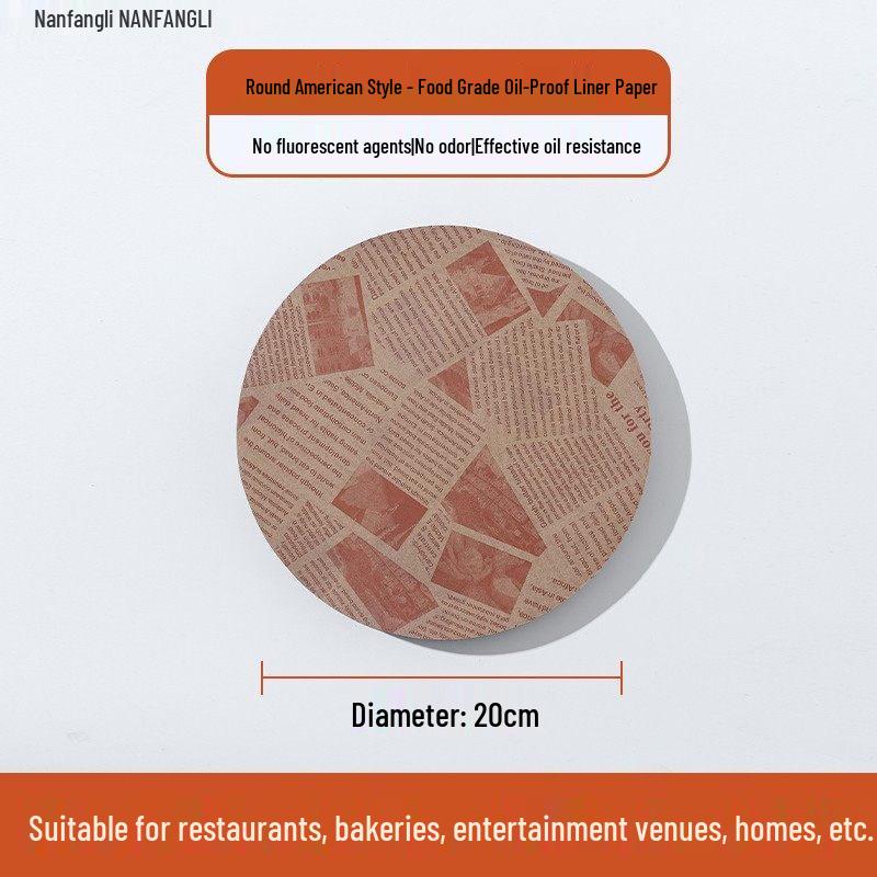 

ZISIZ Round Oil-Proof Frying Paper