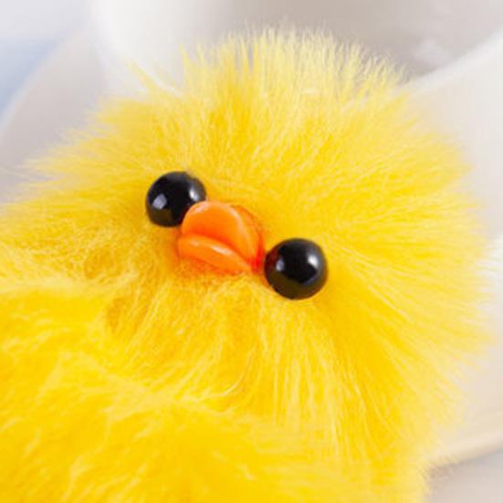 Chick Keychain Compact Size Plush Animal Keychain Bag Chain Charm Key Chain Backpack Keys Pendant Accessories