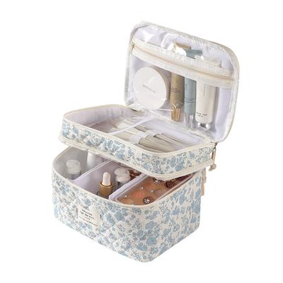 Floral Large-capacity Cosmetic Bag Waterproof Portable Travel Storage Bag