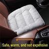 Plush Heated Car Seat Cushion - Winter Warm Fleece-Lined Thickened Cushion