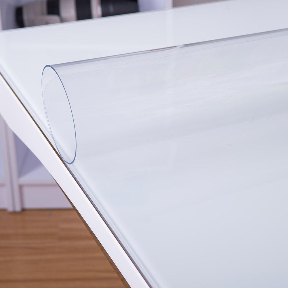 PVC Transparency Waterproof Heat Insulated Pad Kitchen Dinning Table Mat Cloth (90*160cm)