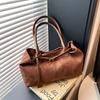 Fashion new foreign style retro matte large capacity commuting shoulder underarm bag portable large bag women
