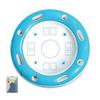 40 Inch Round Floating Card Table for Pool Inflatable Pool Game Table with Fruit Drink Holder Floating Card Game Tray for Summer