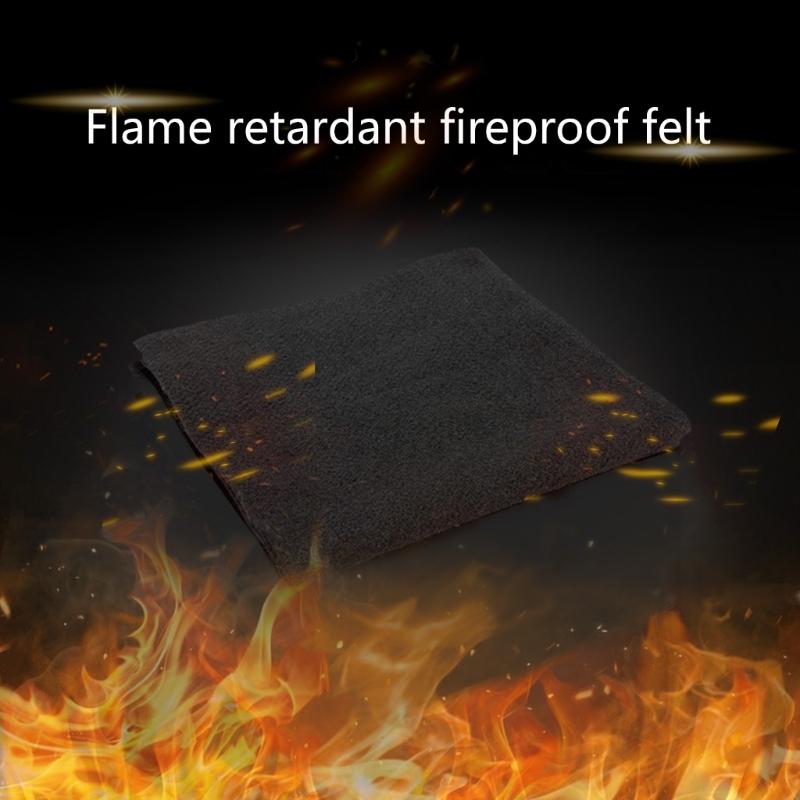 High Temp Carbon Felt Fiber Welding Blanket Plumbing Heat Sink Slag Fire Auto