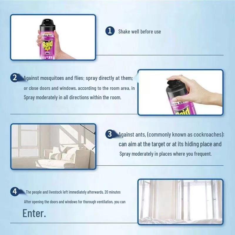 Radar Unscented Insecticide Aerosol - 600ml: Mosquito & Cockroach Killer, Insect Repellent.