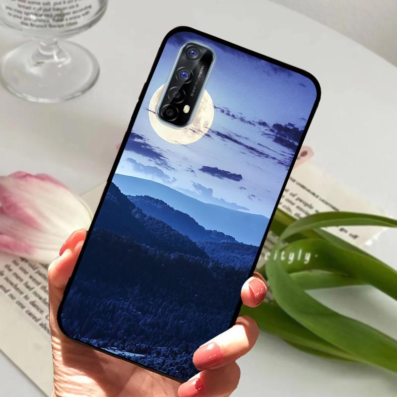 Pro Realme 7 4G 5G RMX2155 Pouzdro Kryt telefonu Silikonové Měkké TPU Zadní kryty pro Realme 7 Pro Pouzdro Realme7 RMX2151 Nárazník Fundas