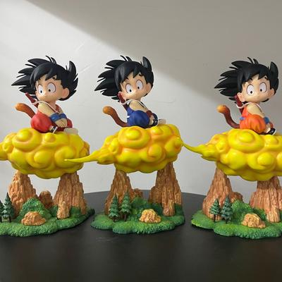 Dragon Ball Z Goku Statue Fliegender Nimbus Anime Sammlerstück Schreibtischornament für Kinder Jungen
