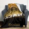 1pc The Lord of the Rings Flannel Throw Blanket - HD Printed Lightweight Soft Warm All-Season Blanket for Sofa, Bed, Travel072
