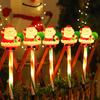 Santa Claus Solar Christmas LED Ground Lights