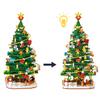 Gobricks MOC Christmas Theme Bricks Toy Christmas Winter Snowhouse Building Blocks Christmas Tree Blocks Xmas Gifts