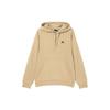 Adidas Logo Printed Hooded Drawstring Straight-Cut Drop Shoulder Long Sleeve Sweatshirt Unisex Sweatshirt Light-Khaki IV7592