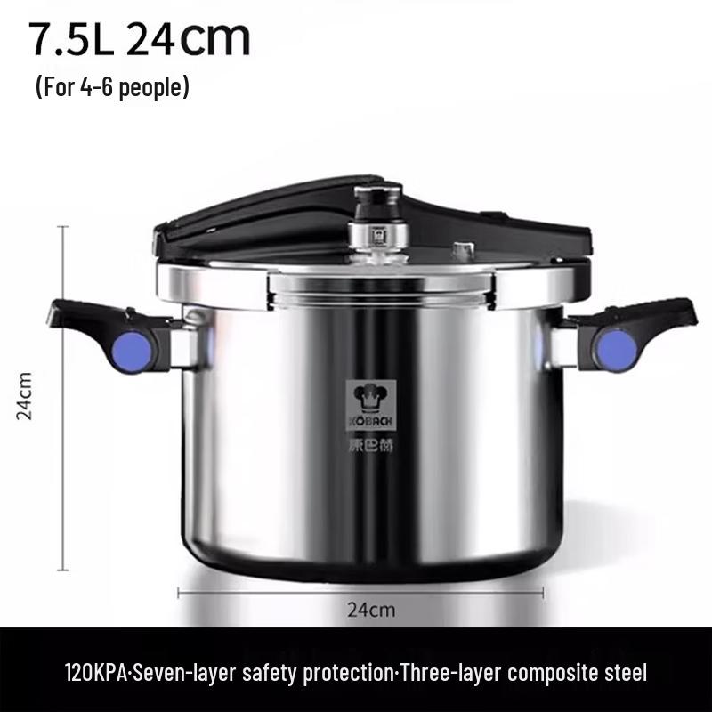 Kobach German-Style 304 SS Pressure Cooker