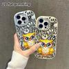 Phone Case: 2D Flat Design Suitable for iPhone 18 17 16 15 14 13 Pro Protective Case, Couple Style, Little Yellow Owl, Christmas and Halloween Gift