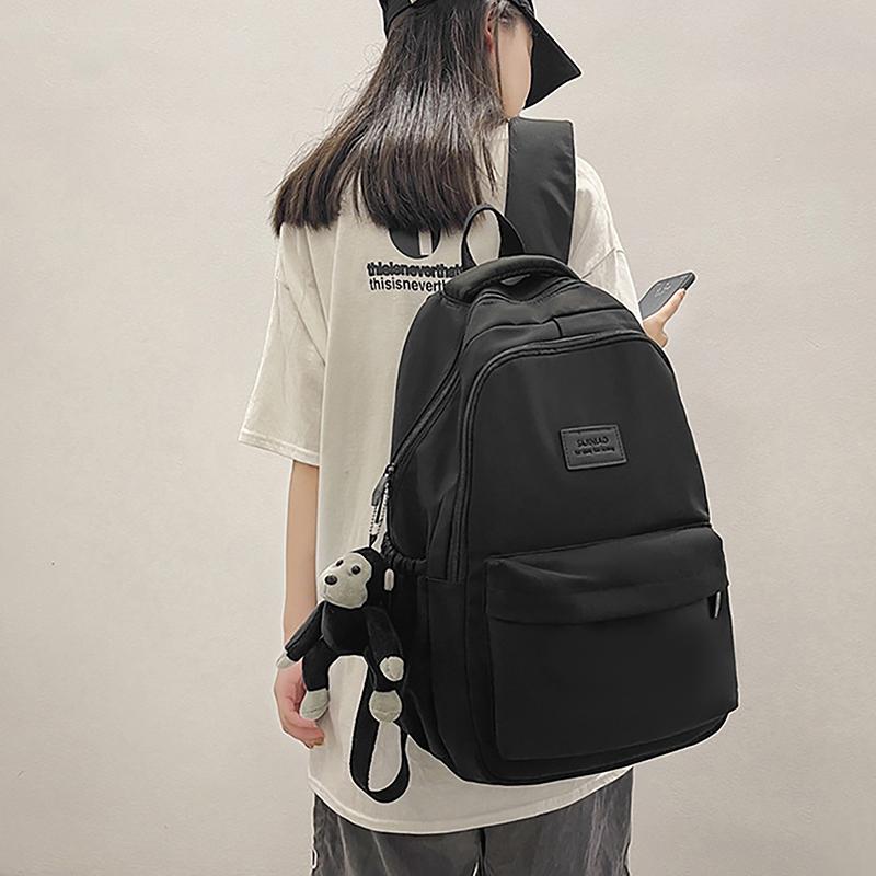 High Capacity Waterproof College Backpack Women Laptop School Bags Travel Book Bag