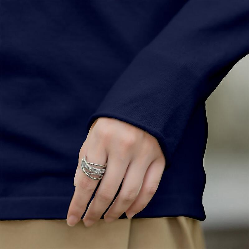 Mokana Women's V-Neck Long Sleeve Knit Sweater