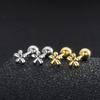 Simple Mini Flower Stud Earrings, Small Earbone Studs, No Need To Take Off Earrings and Screw To Raise Ear Holes When Sleeping