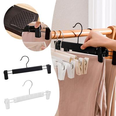 New Non Slip Pants Clip Adjustable Traceless Hanger Pants Hanger