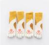 4Pcs Cute Cat Paw Knit Chair Leg Covers Non Slip Wear Resistant Table Foot Protectors