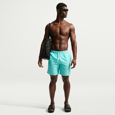 Nike Swim Breaker Men s 7  Brief-Lined Volley Short S