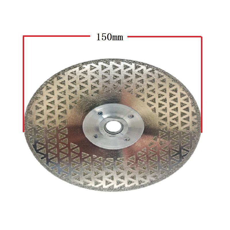 Double-Sided Electroplated Diamond Saw Blade for Marble & Granite with M14 Flange