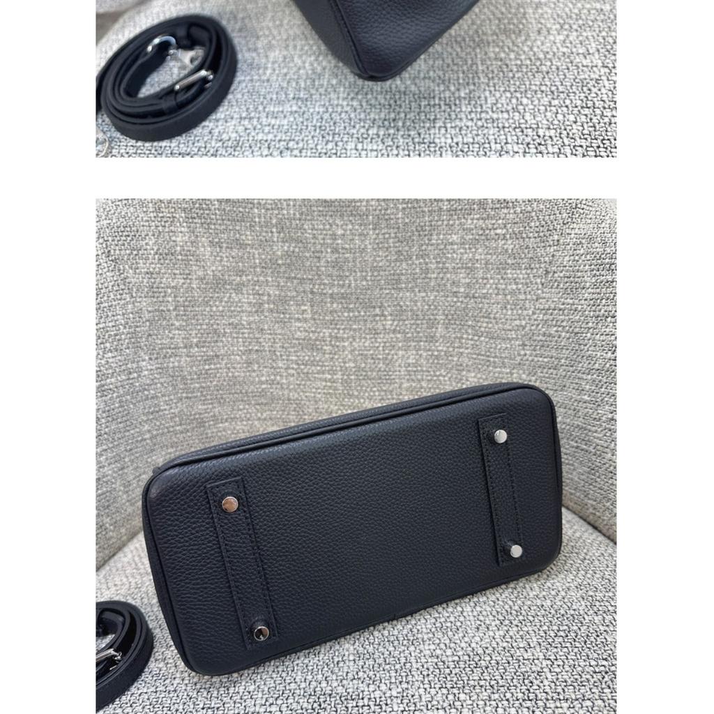 Togo primo strato pelle di mucca borsa platino motivo litchi fibbia argentata borsa a mano serratura di alta gamma borsa a tracolla messenger in pelle da donna