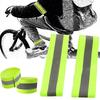New 2Pcs Safety Reflective Arm Band Belt Strap for Outdoor Night Running Cycling