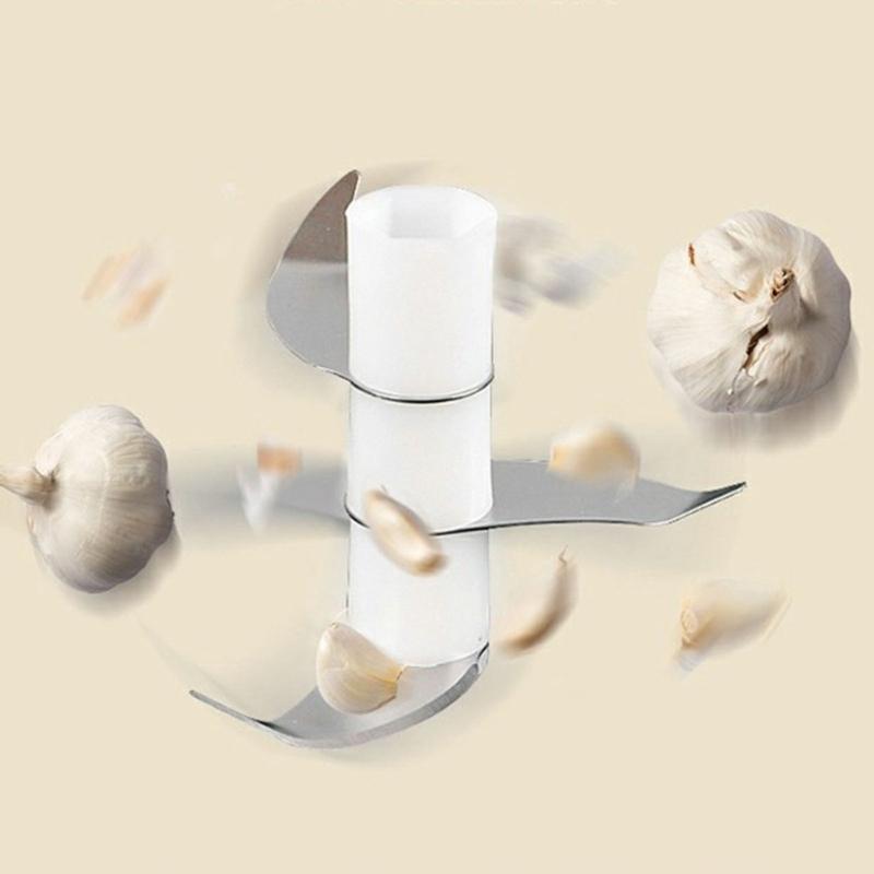 Mini Tritatutto Elettrico per Aglio Ricaricabile USB Tritaverdure Plastica Senza Fili Robot da Cucina per Aglio Cipolle