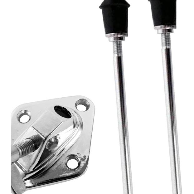Bass Drum Legs Drum Stands Leg Professional Stable Anti Skid, Metal, Bass Drum Feet for Precussion Instrument Drum Replace, 1 Set