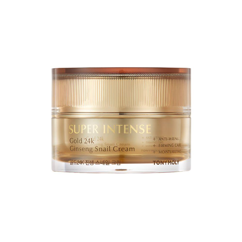 TONYMOLY Super Intense Gold 24K Ginseng Snail Cream Anti-Aging Firming Moisturizer 50ml