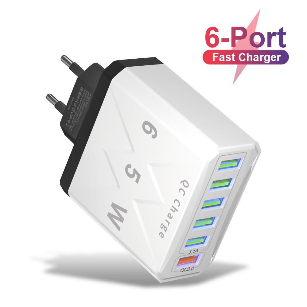 

65W PD Charger Fast Charging QC3.0 for Phones & Tablets - EU Standard