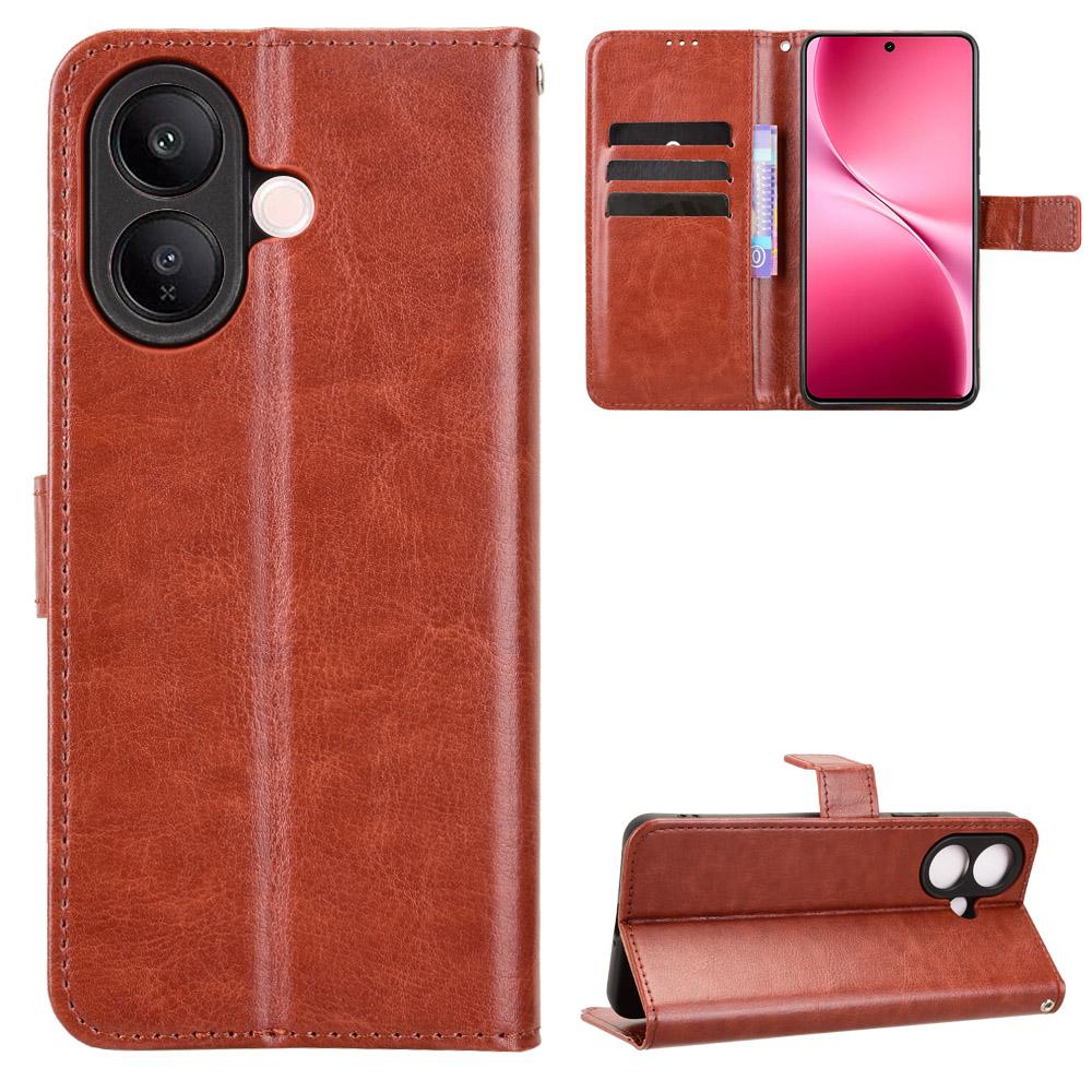 Flip Cover für Vivo V60 Lite PU-Leder Handyhülle Ganzkörperschutz [RFID-Blockierung] Schutzhüllen