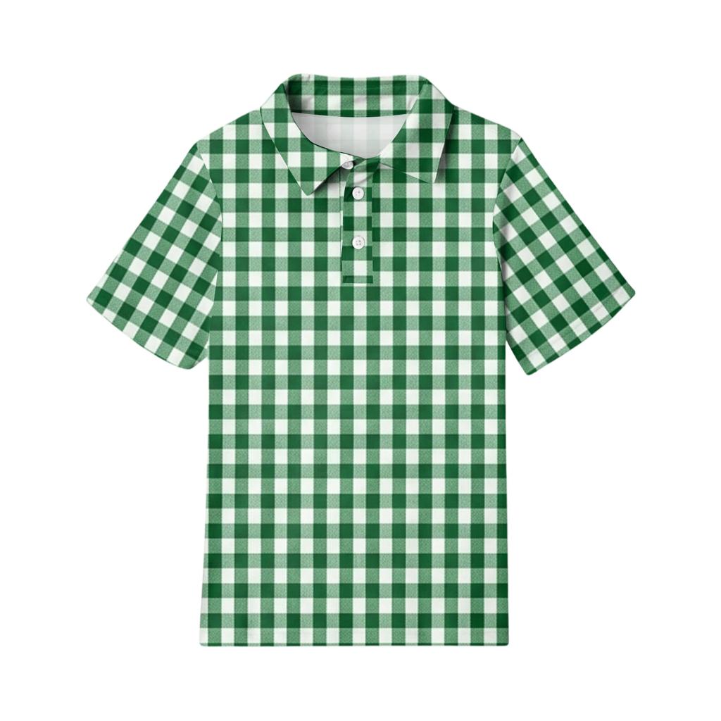 Children's Daily Casual Short-sleeved Print Tops T-shirts Shirts