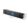Wireless Speaker Bluetooth-compatible Dual Horn Stereo Subwoofer Loudspeaker Soundbar Home Use High Volume Laptop PC