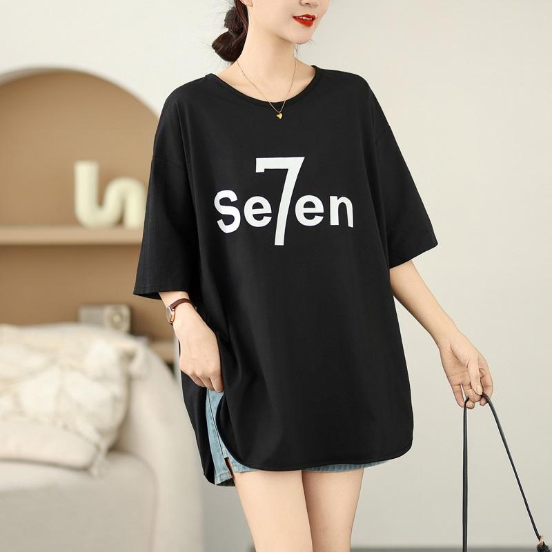 Short Sleeve Oversized Vintage Casual Loose T Shirt Tops Women Summer T-shirt