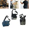 Tool Belt Pouch Canvas Practical Multi Pockets Waist Tool Bag Adjustable Heavy Duty for Plumbing Woodwork Gardeners Construction