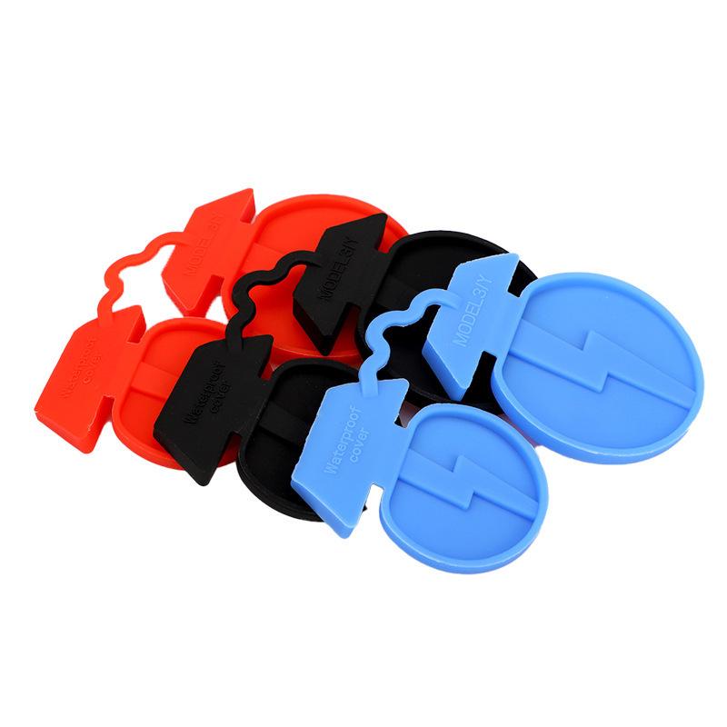 Silicone Dustproof & Waterproof Cover for Tesla Model 3/Y Charging Port