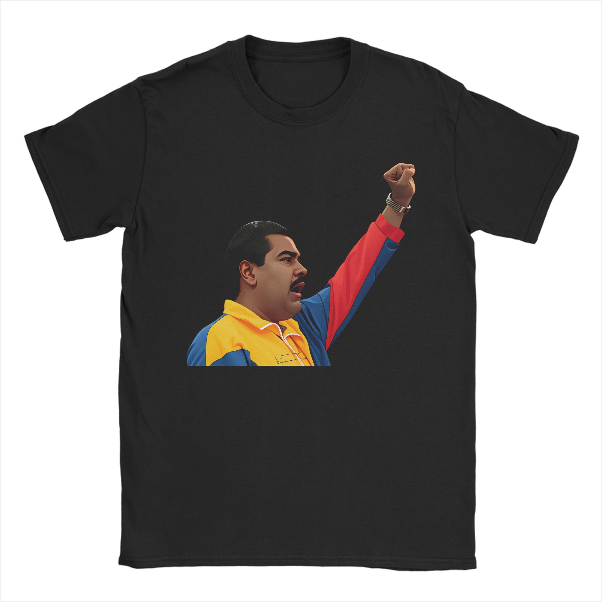 

Mens Tshirt Venezuela Captures Scene Maduro 2026 Summer Luxury Fashion Retro Cotton Tshirt Round Neck Printed Street Wear Y2K M