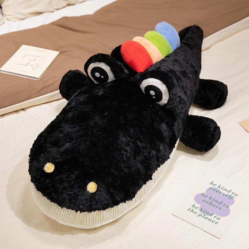 Long Cute Dinosaur Plush Toy Soft Cartoon Animal Crocodile Plush Doll Boyfriend Pillow Child Girl Birthday Gift