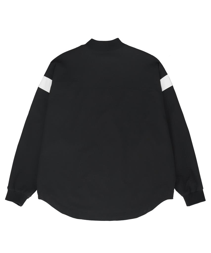 Beentrill Baseball Shacket (Black)
