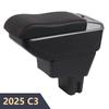 2025 C3 Car Center Armrest Box Accessories