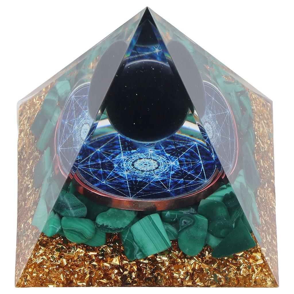 Piramida orgonului Vindecare rafinată Pietre prețioase energizate Piramide pentru birouri acasă dormitor