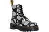 Jadon, Womens Black Bovver Boots