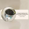 Toothbrush Holder Wall Mounted Toothbrush Holder Rack With Lid Wall Mount Space-Saving Household Organizers For Toothbrushes For