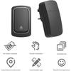 Wireless Doorbell No Battery Required Waterproof Self-Powered Door Bell Sets Home Outdoor Kinetic Ring Chime Doorbell Protection