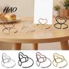 Metal Tabletop Stands 20Pcs Hollow Heart Table Number Holder, Love Place Card Stand, Desk Holder Clip for Photos, Food Signs, Memo Notes, Weddings,