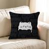 Cool Black Cat GATOS Prints Personalized Pillow Dust Cover Bedroom Kids Party Decoration Pillowcase Birthday Children Gift
